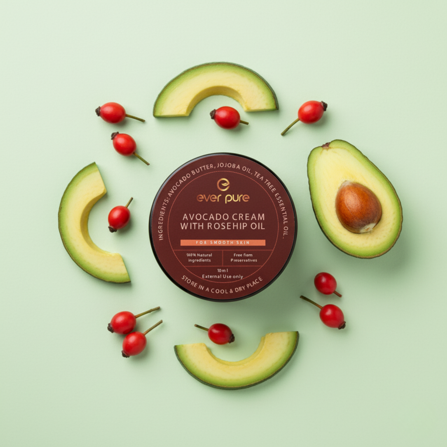 Avocado Cream with Rosehip Oil