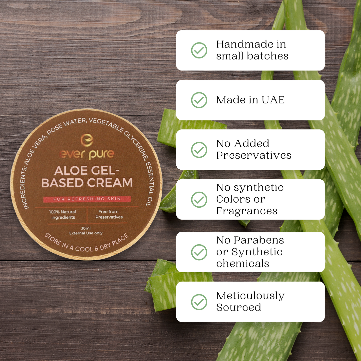 Aloe-Gel Based Cream