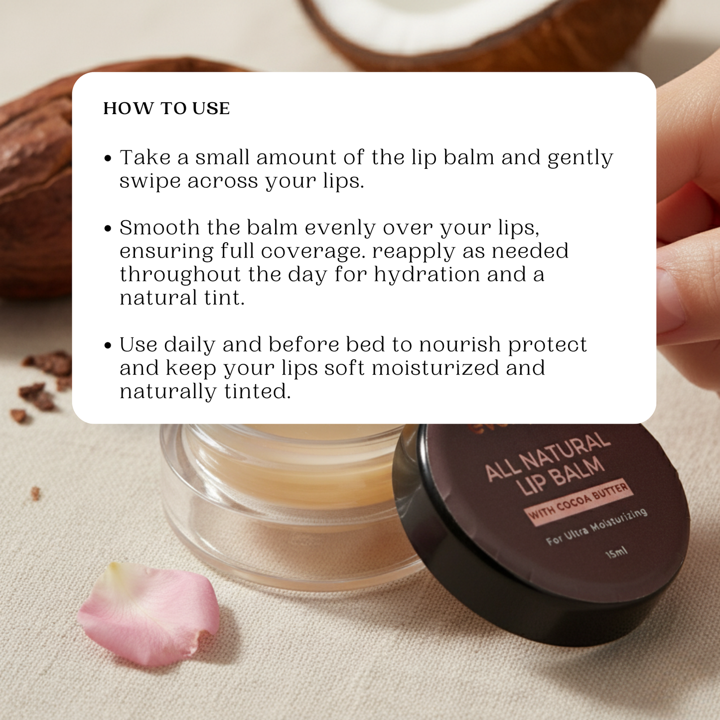 All Natural Lip Balm