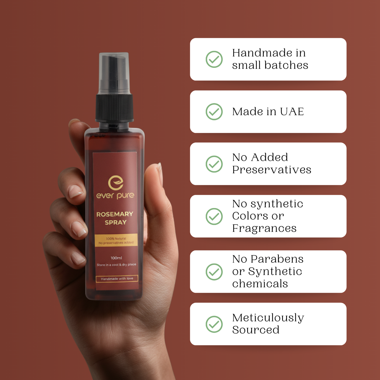 Rosemary Spray for Hair and Skin